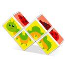 Geomag Magicube Printed – Rovarok mágneses építőkocka, 7 db