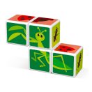 Geomag Magicube Printed – Rovarok mágneses építőkocka, 7 db