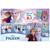   Jégvarázs 8 az 1-ben társasjáték – Frozen játék gyerekeknek